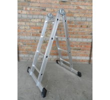 Лестница 2-х секционная шарнирная 2х3 (0,9/1,81м)