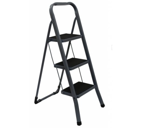 Стремянка 3 широких ступени с антискользящим покрытием (0,68м)