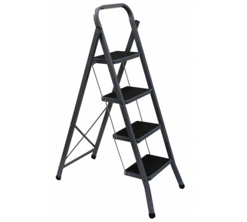 Стремянка 4 широких ступени с антискользящим покрытием (0,91м)