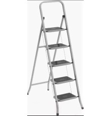 Стремянка 5 широких ступени с антискользящим покрытием (1,15м)