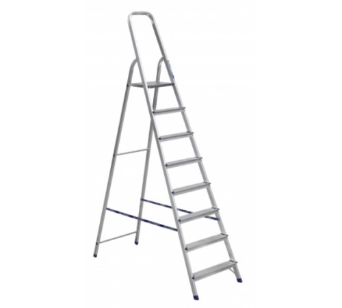 Стремянка алюминиевая 8 ступеней (1,77м)