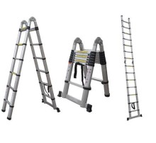 Лестница-стремянка телескопическая шарнирная 1,56м/3,2м
