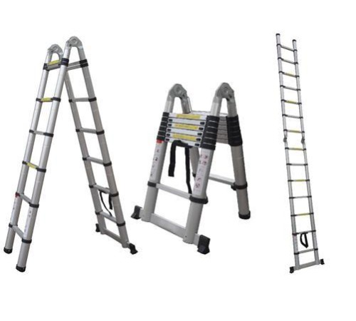 Лестница-стремянка телескопическая шарнирная 1,89м/3,8м