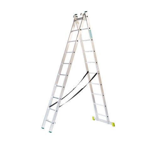 Лестница алюминиевая 2х10 (4,83м)