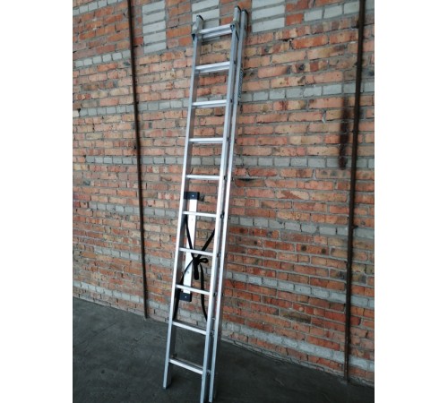 Лестница алюминиевая 2х10 (4,83м)