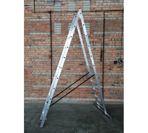 Лестница алюминиевая 2х11 (5,39м)