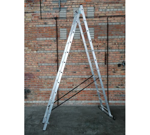 Лестница алюминиевая 2х12 (5,67м)