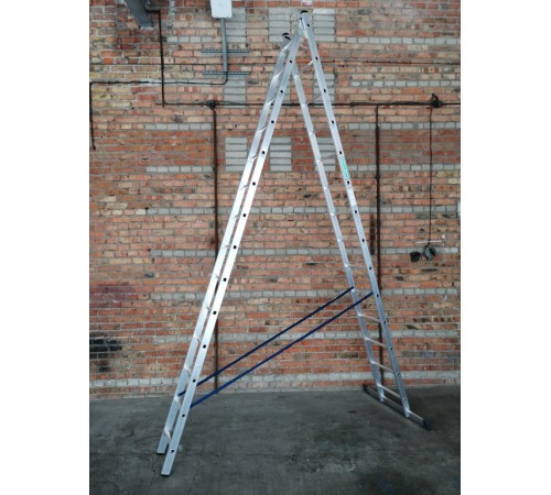 Лестница алюминиевая 2х14 (6,79м)