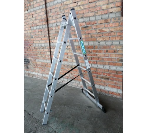 Лестница алюминиевая 2х6 (2,59м)