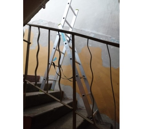 Лестница алюминиевая 2х7 (3,15м)