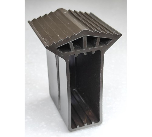 Насадка пластиковая торцевая для поперечного упора (траверсы, стабилизатора) лестницы (для профиля 25х63мм)