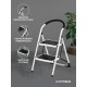 Стремянка 2-х ступенчатая Alterno с широкими антискользящими ступенями. 