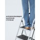 Стремянка 2-х ступенчатая Alterno с широкими антискользящими ступенями. 