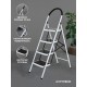 Стремянка 4-х ступенчатая Alterno с широкими антискользящими ступенями. 